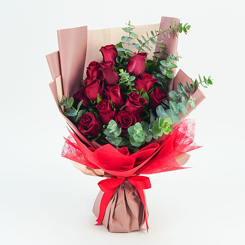 13 Roses Bouquet: Send Gifts to Kuwait for Boyfriend