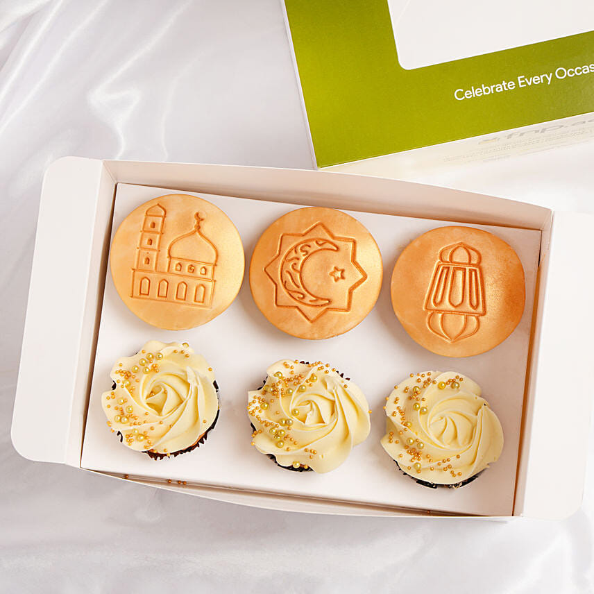 Blessed Ramadan Cupcakes: Send Cakes to Kuwait
