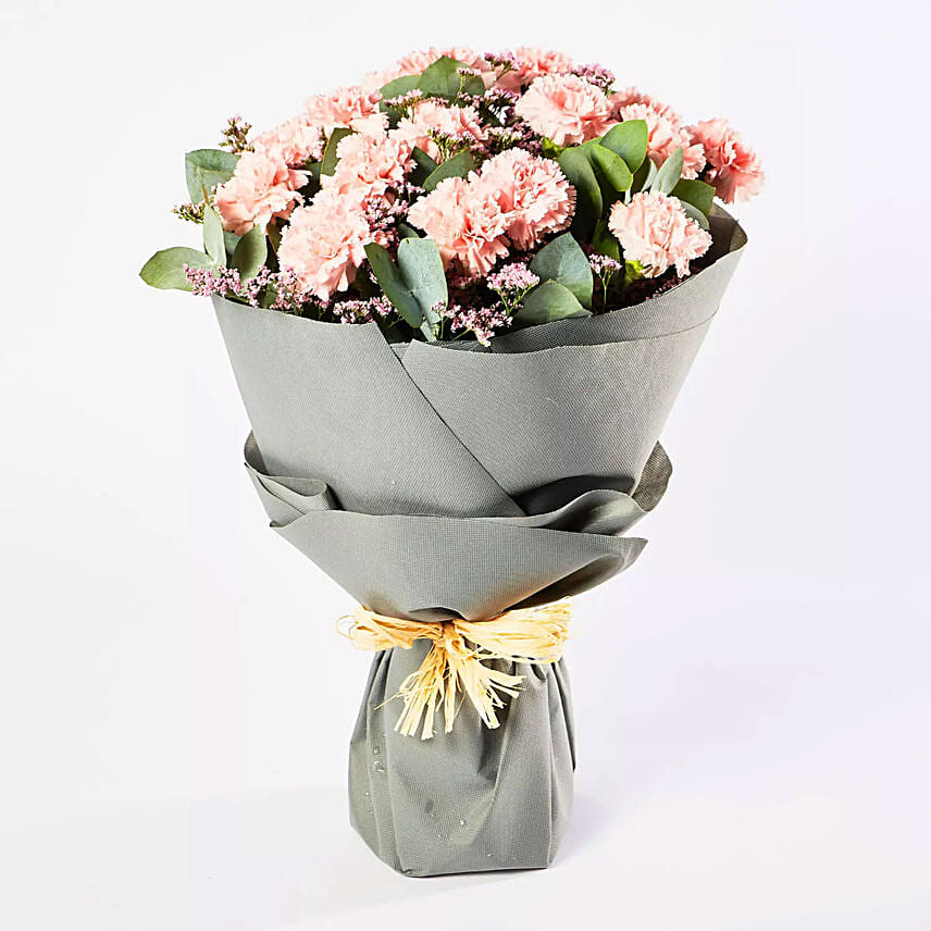 باقة زهور القرنفل الوردية الهادئة: kuwait/gifts/love-n-romance