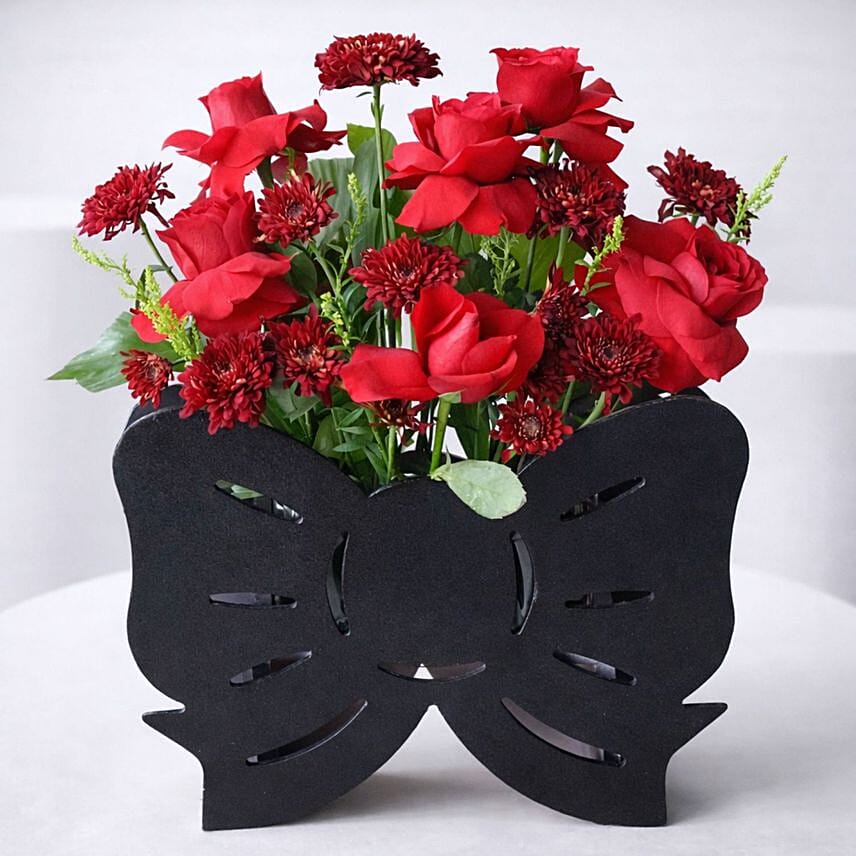 Eternal Love Red Roses Butterfly Box Arrangement: هدايا عيد الحب الكويت