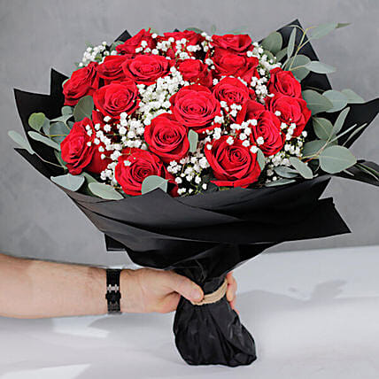 Red roses bouquet: Send Flowers to Kuwait