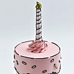 2D Comic Cake 8 Portion