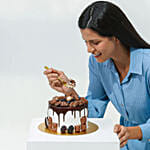 Delicious Choco Vanilla Cake 16 Portion