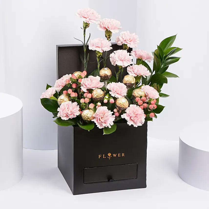 Affairs of Hearts Arrangement: Happy Anniversary Chocolates