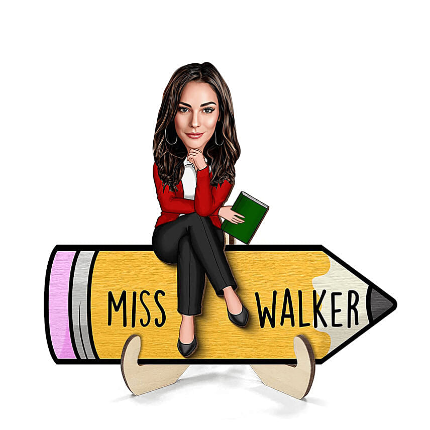 شخصية كاريكاتورية هدية للمعلمة: هدايا كاريكتور