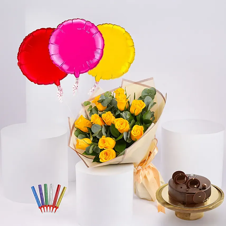 Birthday Surprise Collection 2: Yellow Rose Bouquets