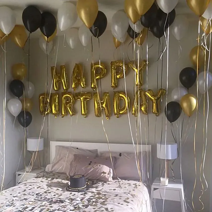 Birthday Surprise: Balloon Decoration