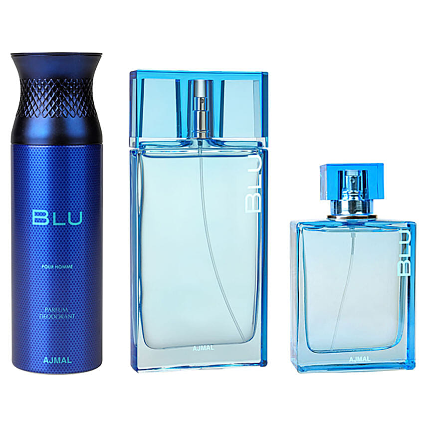 مجموعة هدايا عطر بلو من أجمل للرجال: هدايا أجمل للعطور اونلاين 