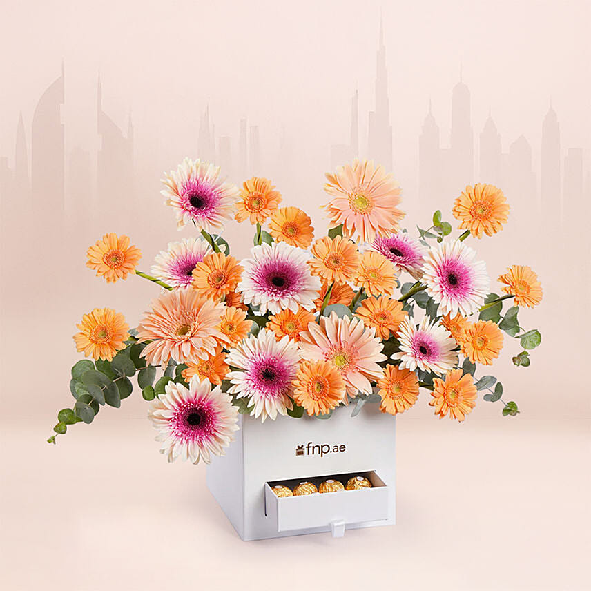 Palm Petals Dubai Flowers: Gerberas Flower Bouquets