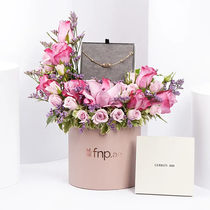 Cerruti 1881 Bracelet In Floral Gift Box For Her: Jewellery 