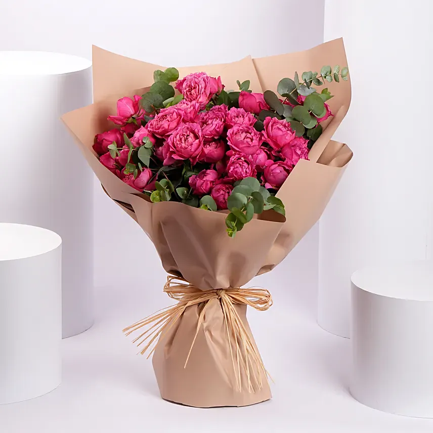 Charming Blush Bouquet: Rose Day Gifts