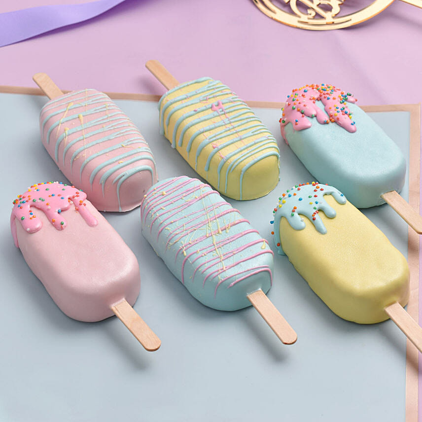 Cheerful Cake Pops: Food Gifts