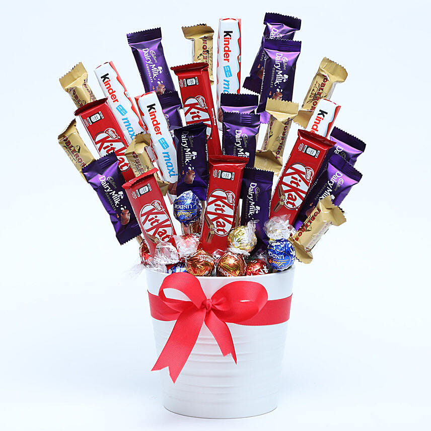Chocolate Love Arrangement: Gift Hampers for Kids