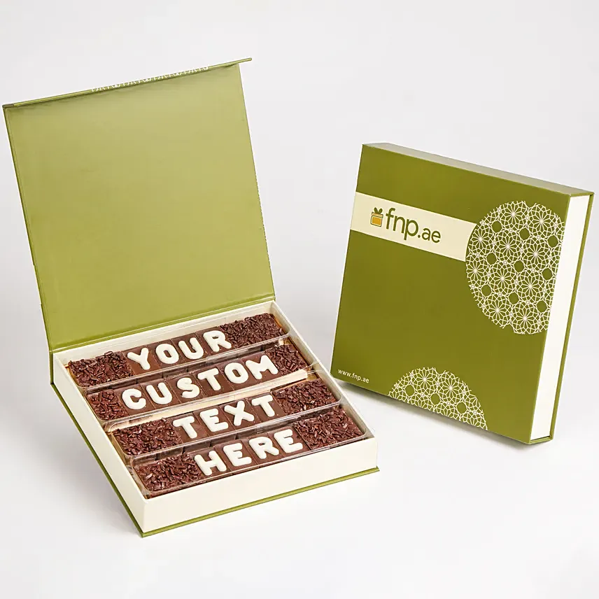 Customizable Chocolate Box: Customized Chocolate Box