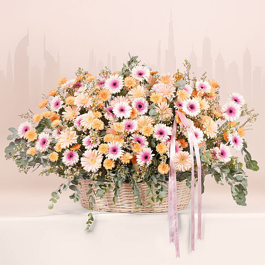 Emirati Glow Dubai Flowers: Gerberas Flower Bouquets