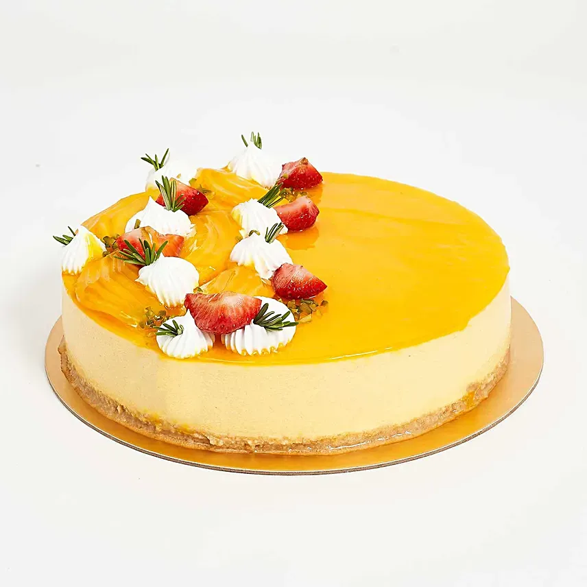 Exotic Mango Cheese cake: 