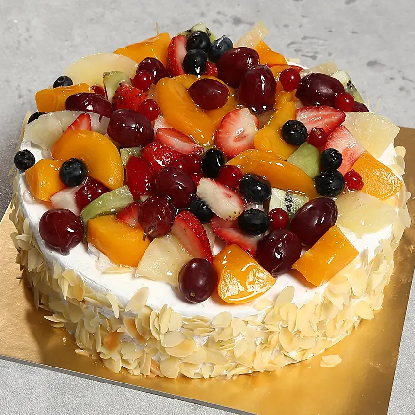 Fresh Fruit Fantasy: Christmas Cakes