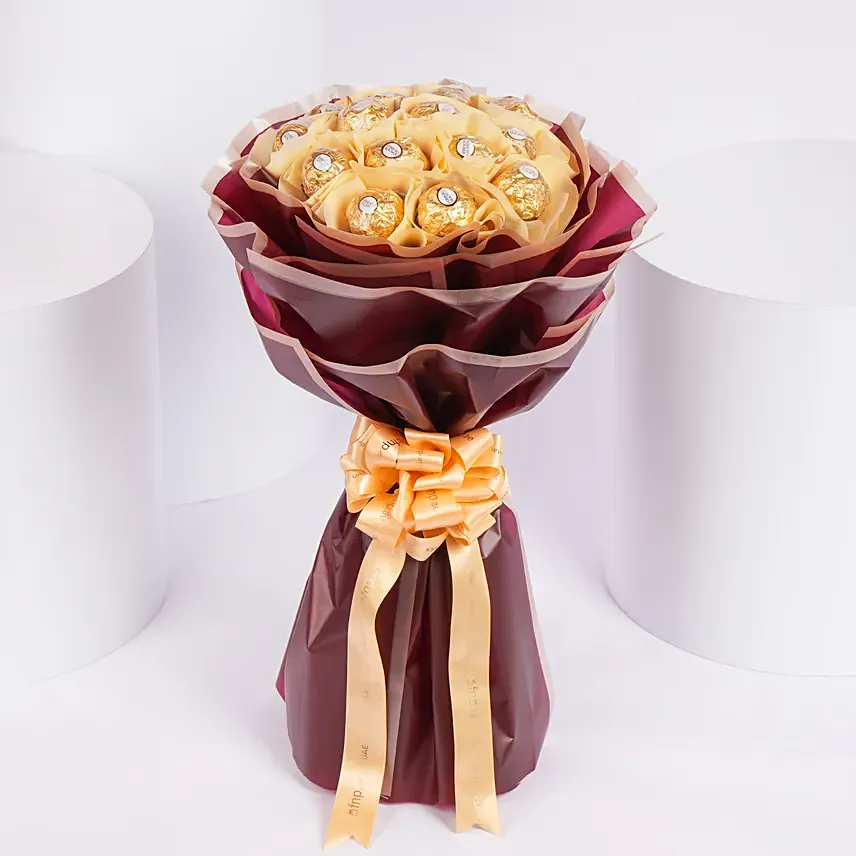 Ferrero Rocher Chocolate Bouquet: Chocolate Delivery Abu Dhabi