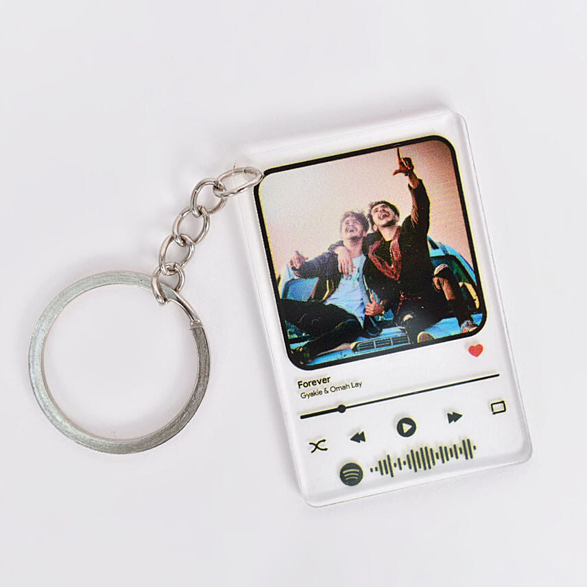 Friendship Day Personalised Spotify Keychain: Friendship Day Gifts