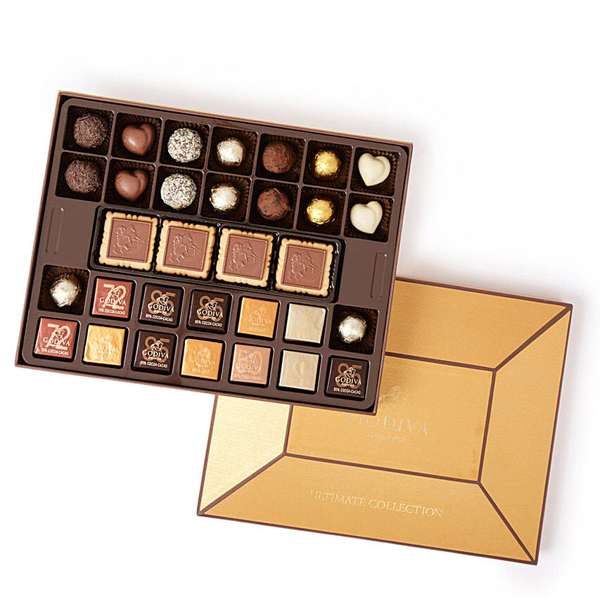 Godiva Chocolates Ultimate Collection Small Box: Dark Chocolates