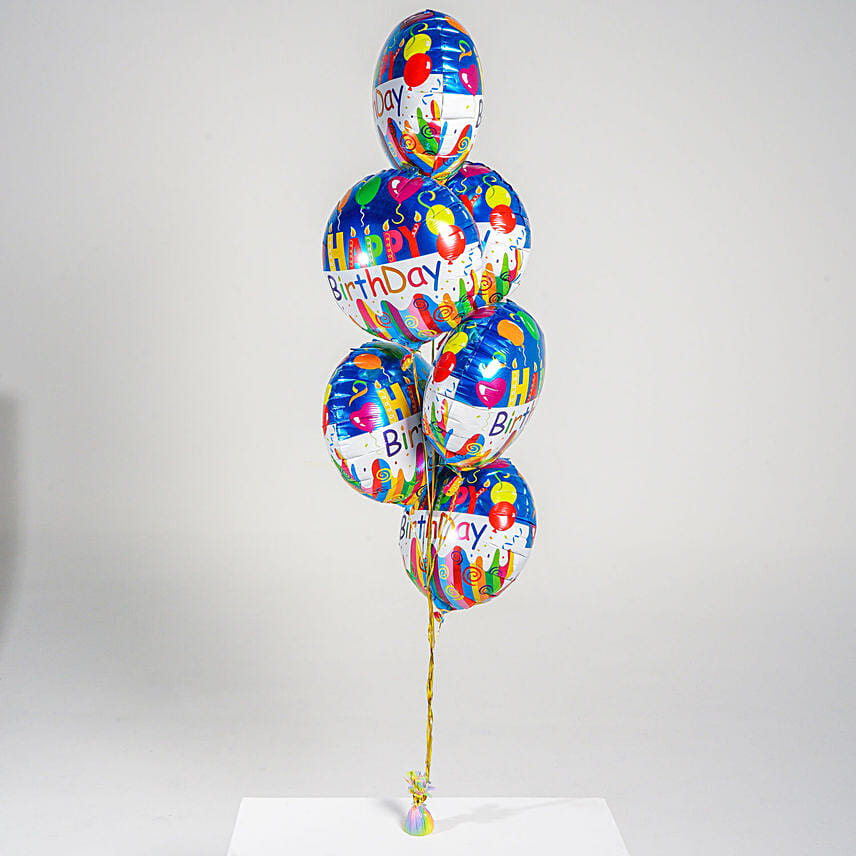 Happy Birthday Foil Balloons: Gifts to Fujairah