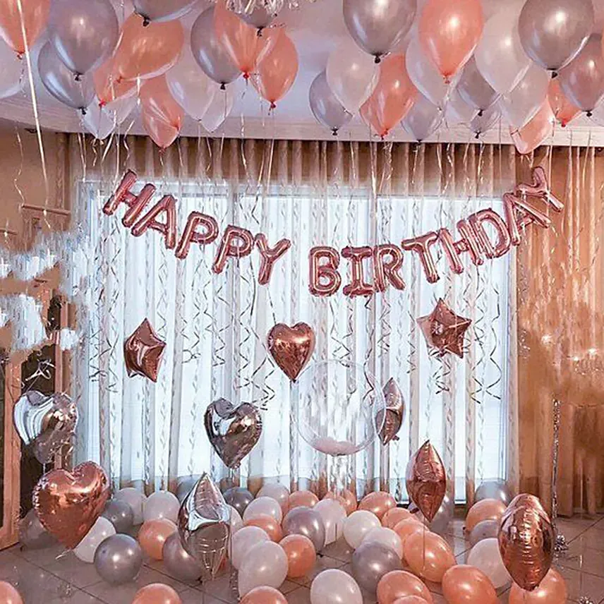 Happy Birthday Special Mixed Balloons Decor: Experiential Gifts in Dubai