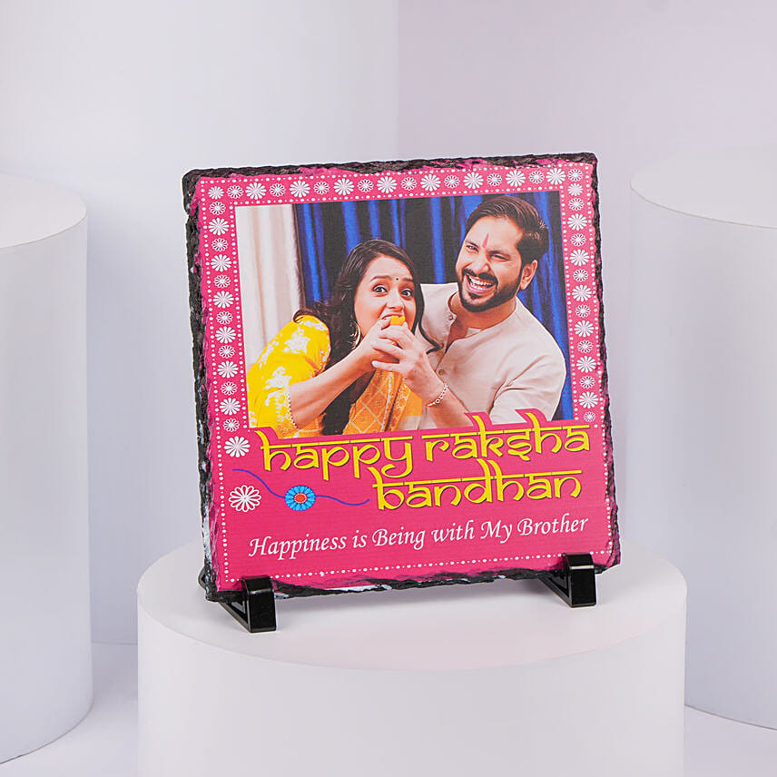 Happy Raksha Bandhan Photo Frame: Raksha Bandhan Personalised Gifts