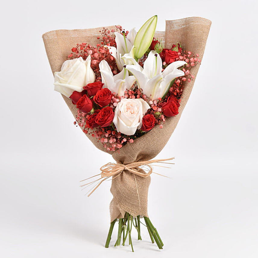 Lilly Shade:  Lilies flowers Bouquet