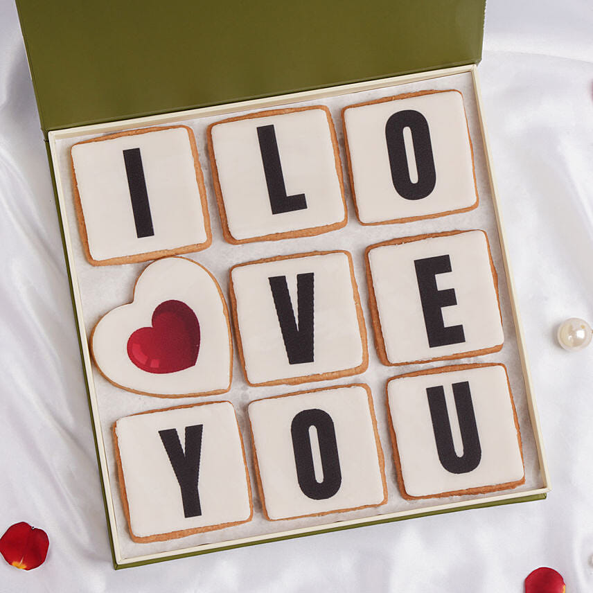Love Treat 9 Cookies: Propose Day Gifts
