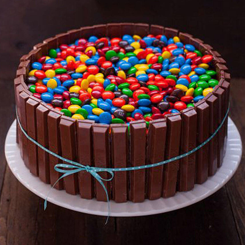 M&M And Kitkat Cake: Birthday Cakes Chocolate