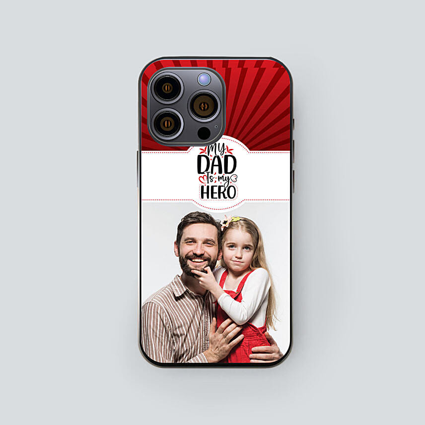 كفر آيفون مصمم بصور شخصية وعبارة للأب: Mobile Accessories