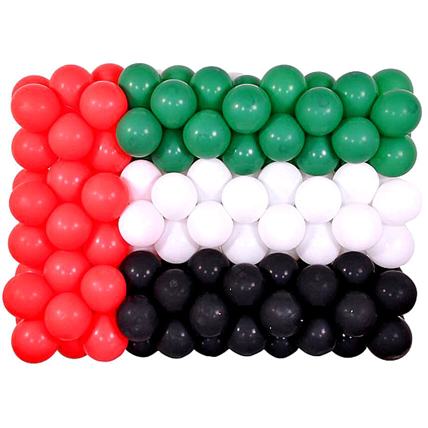 National Day Balloons 100 Pcs: Uae Pride Gifts