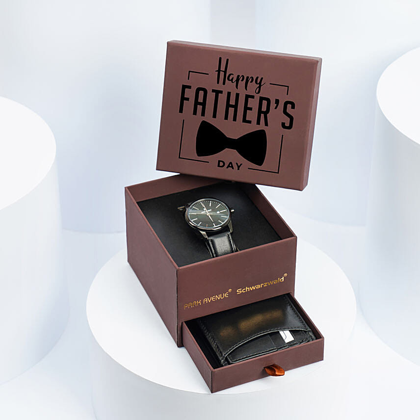 Premium Watch And Wallet Box For Dad: Men's Watches