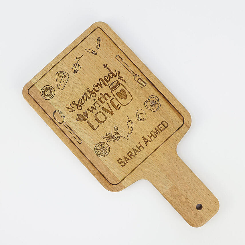 Personalised Engraved Wooden Server Plate: Personalised Accessories