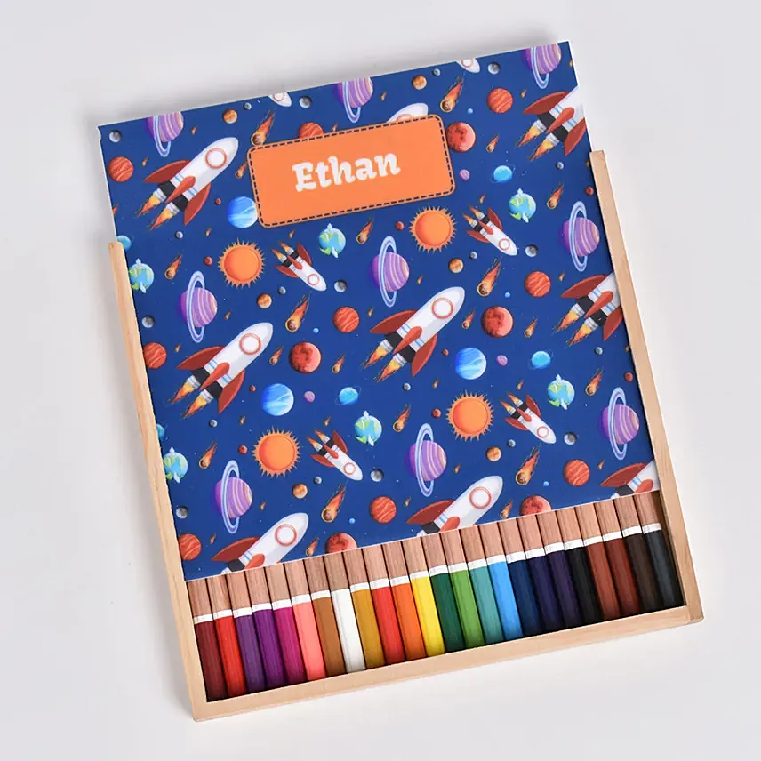 Personlised Color Pencil For Baby Boy: Childrens Day Gifts