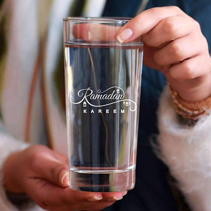 Ramadan Kareem Engraved Glass: Drinkware Gifts