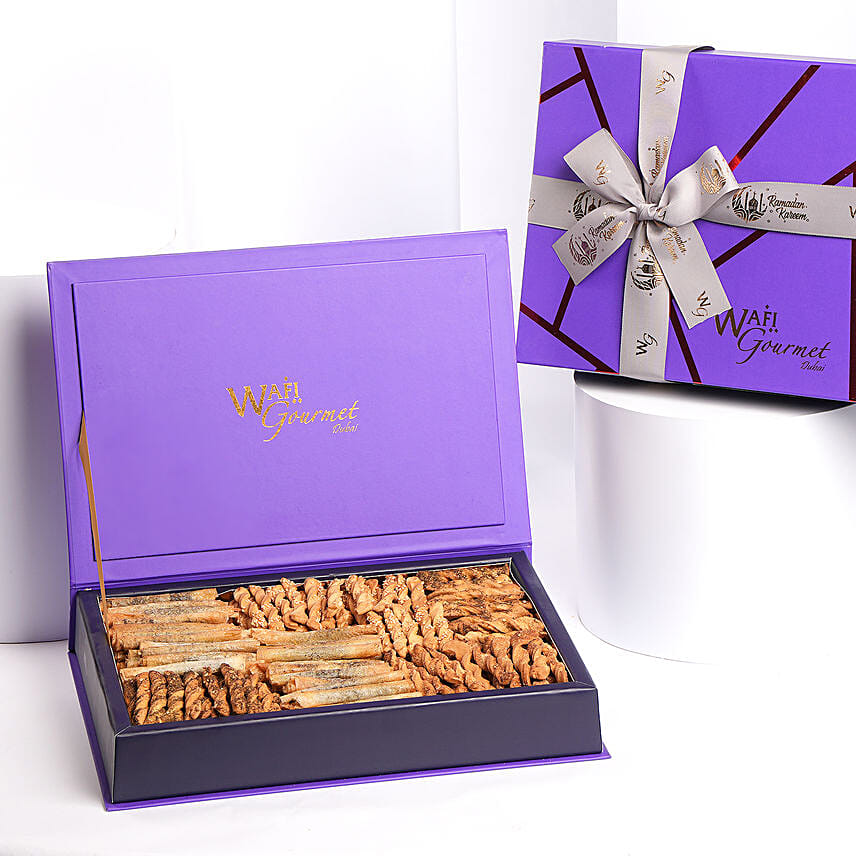 Salty Biscuits Box By Wafi: Send Sweets in Abu Dhabi