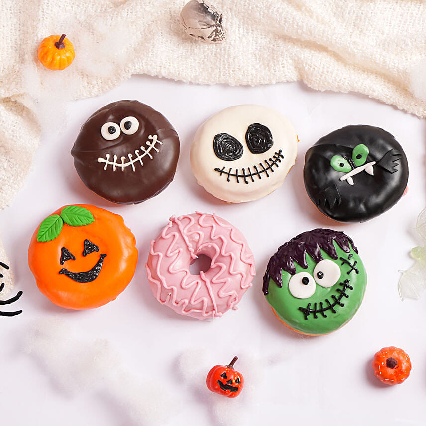 Spooky Monster Donuts 6 Pcs: 