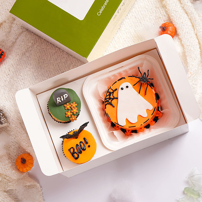Spookylicious Mini Cake Set: كب كيك الهالوين