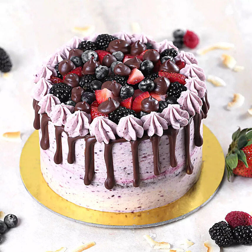 Guilt Free Chocolate Berry Delight: Chocolate Birthday Cakes