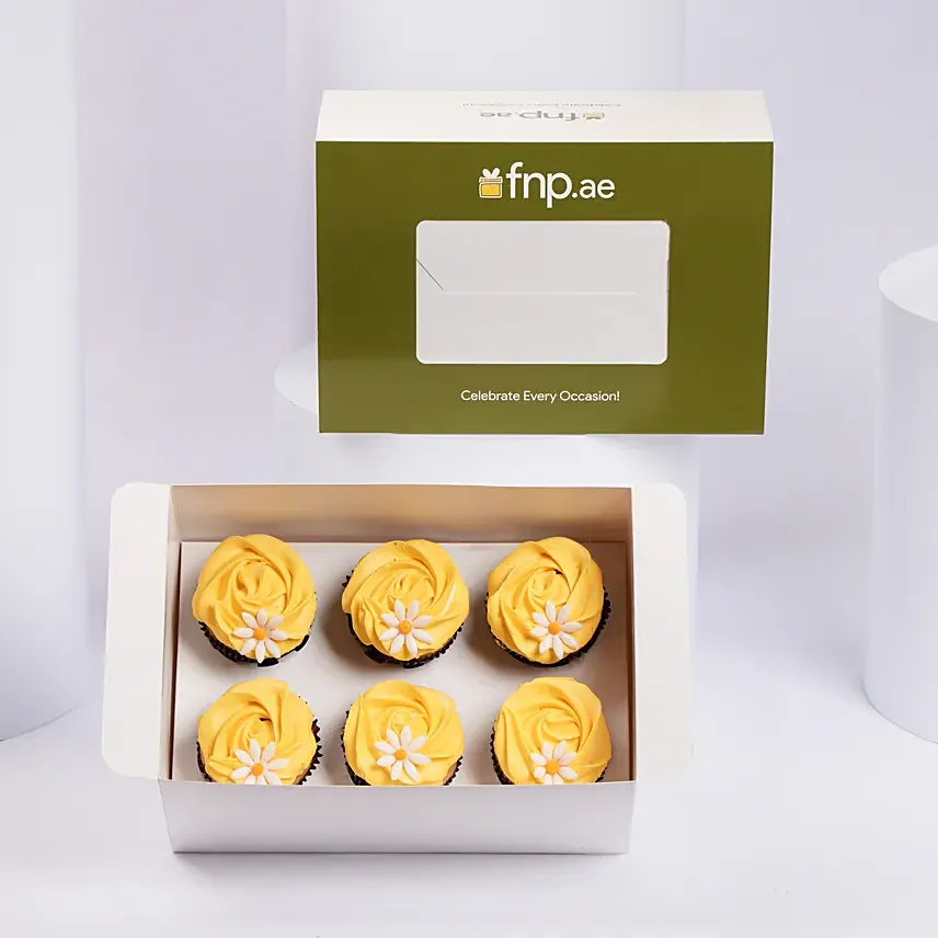 Sunny Daisy Delights Cup Cake: Cupcake Delivery