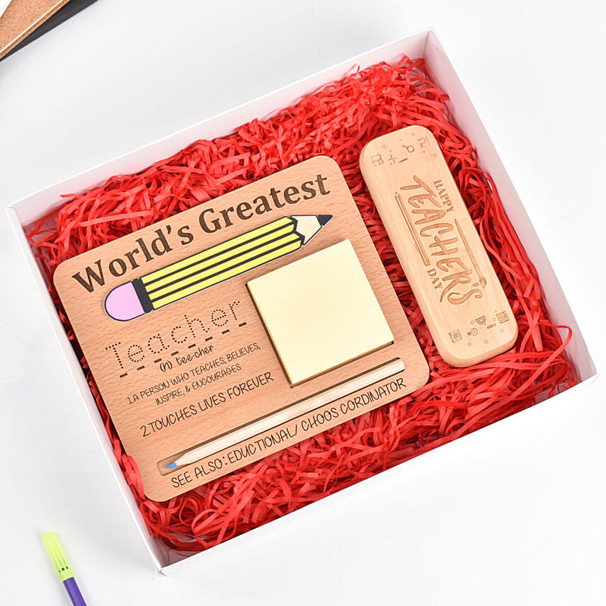 Teachers Day Special Gift Box: Engraved Pen