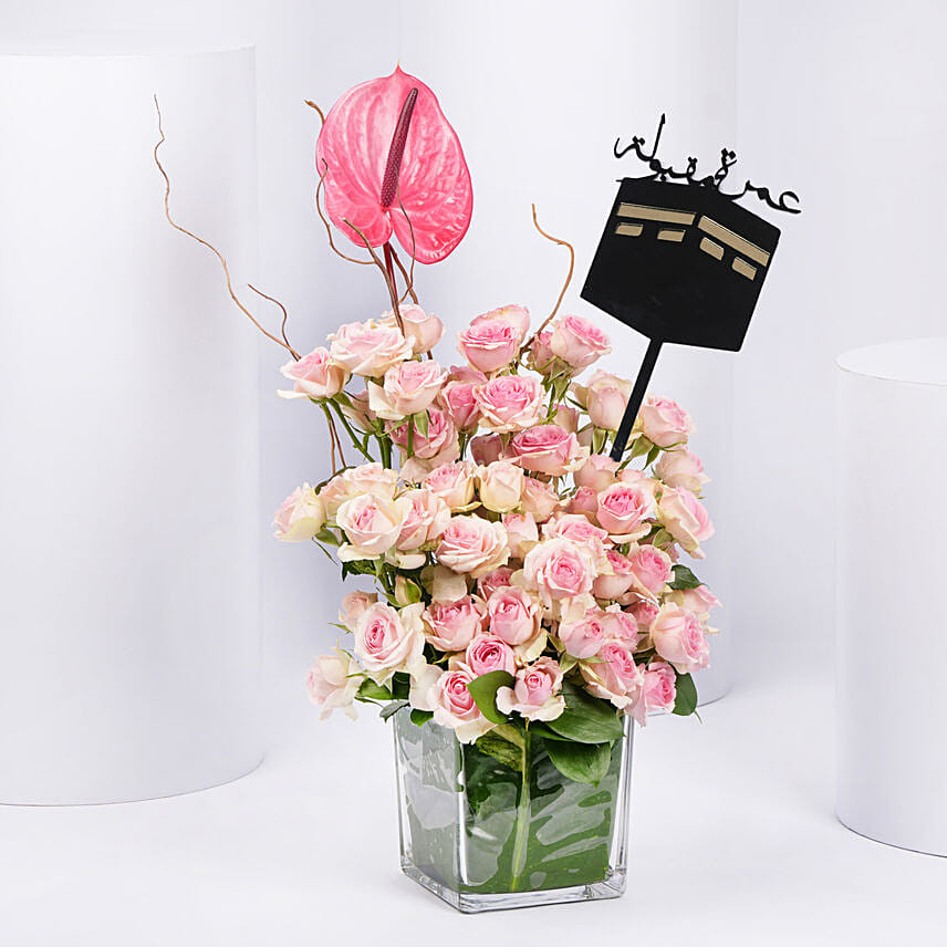 Umrah Mubarak Tender Love Roses: 