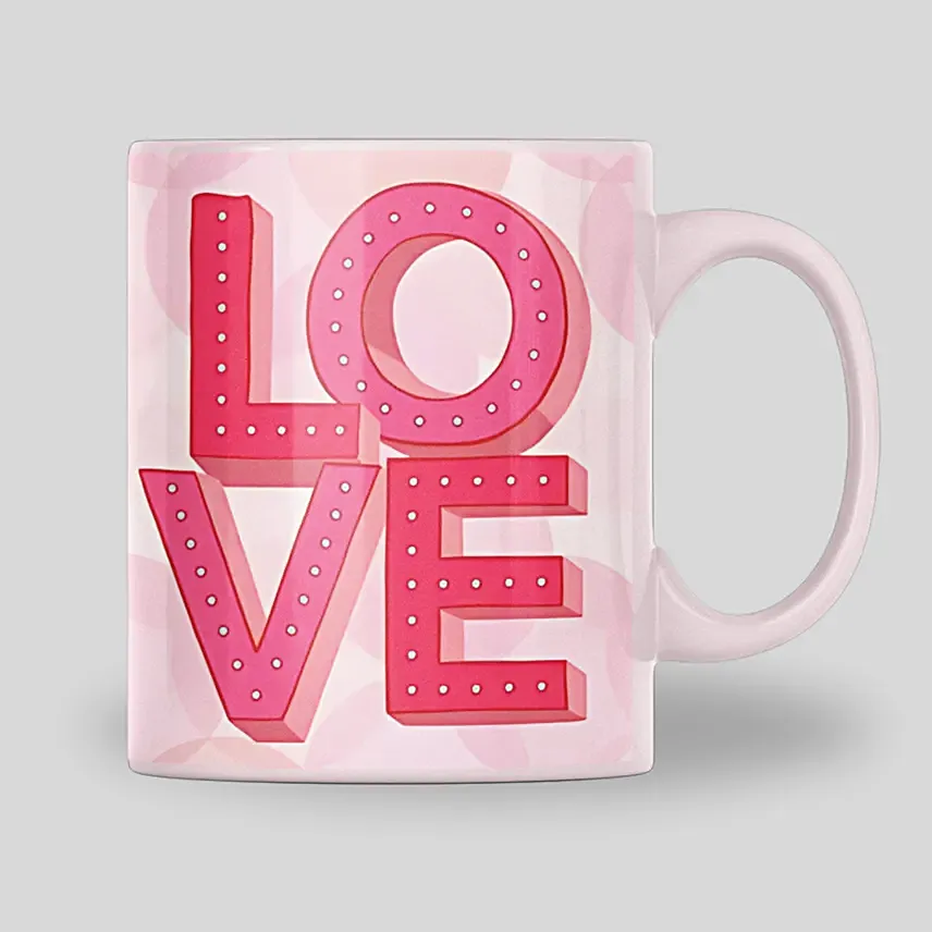 L O V E Mug: Valentines Day Mugs