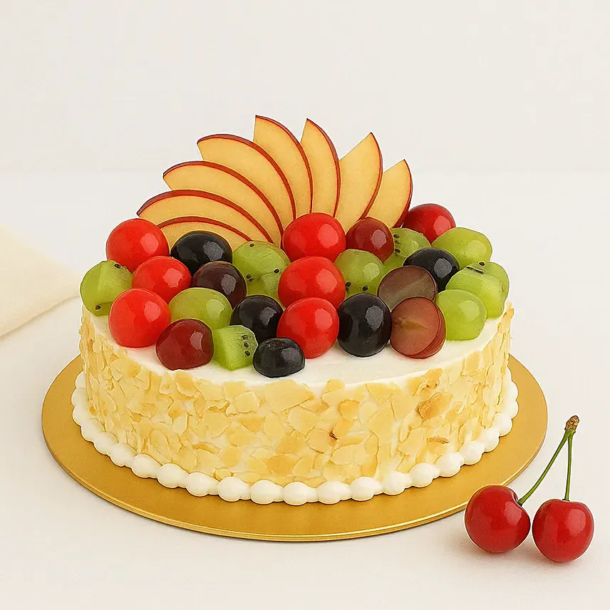 Vanilla Fruit Cake: Fresh Fruit Cakes