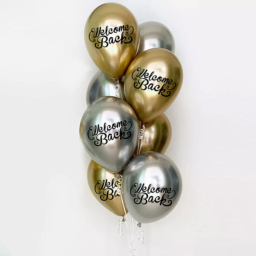 Welcome back Printed balloons: Helium Balloons Delivery