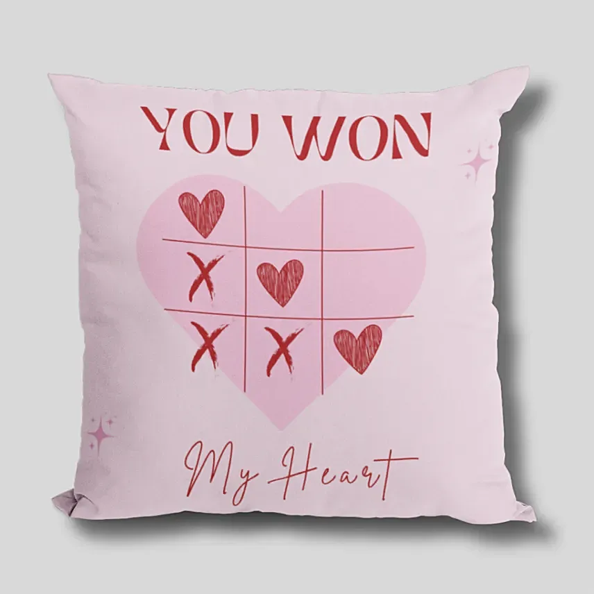 You Won My Heart Cushion: Valentines Day Cushions