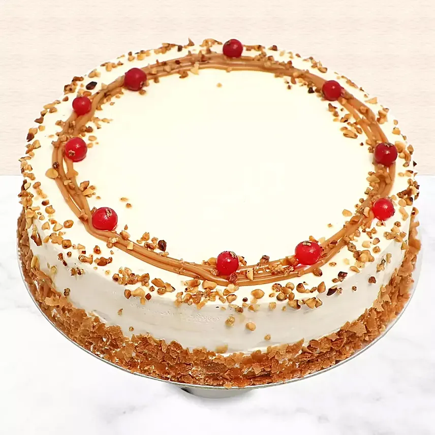 Yummy Butterscotch Cake: Eggless Birthday Cakes