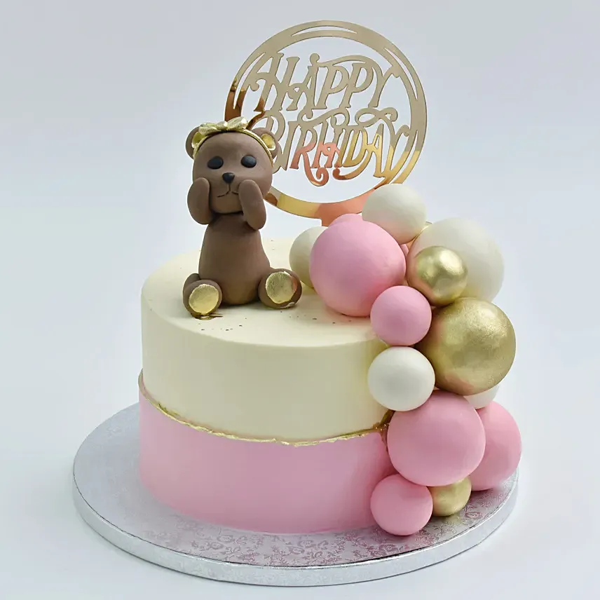 Yummy Teddy Cake: Birthday Gifts for Girlfriend