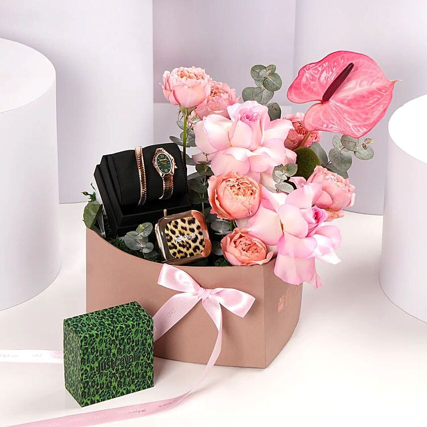 Just Cavalli Luxury Watch in Heart Box for Her: Buy Watches 